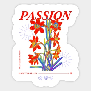 Passion Wildflower Sticker